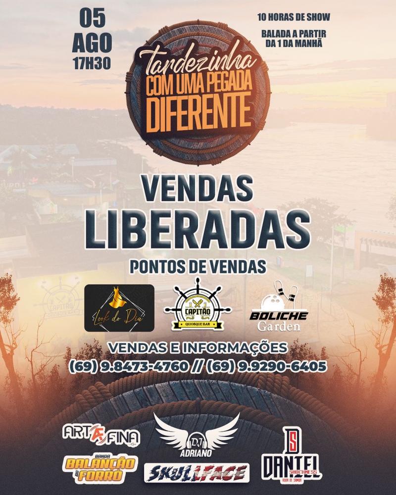 Capitão Quiosque Beer: Desfrute de uma Tardezinha Mágica com Música ao Vivo e o Pôr do Sol de Ji-Paraná!