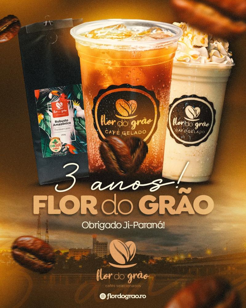 Flor do Grão - Celebrando 3 Anos de Sabor e Encanto!