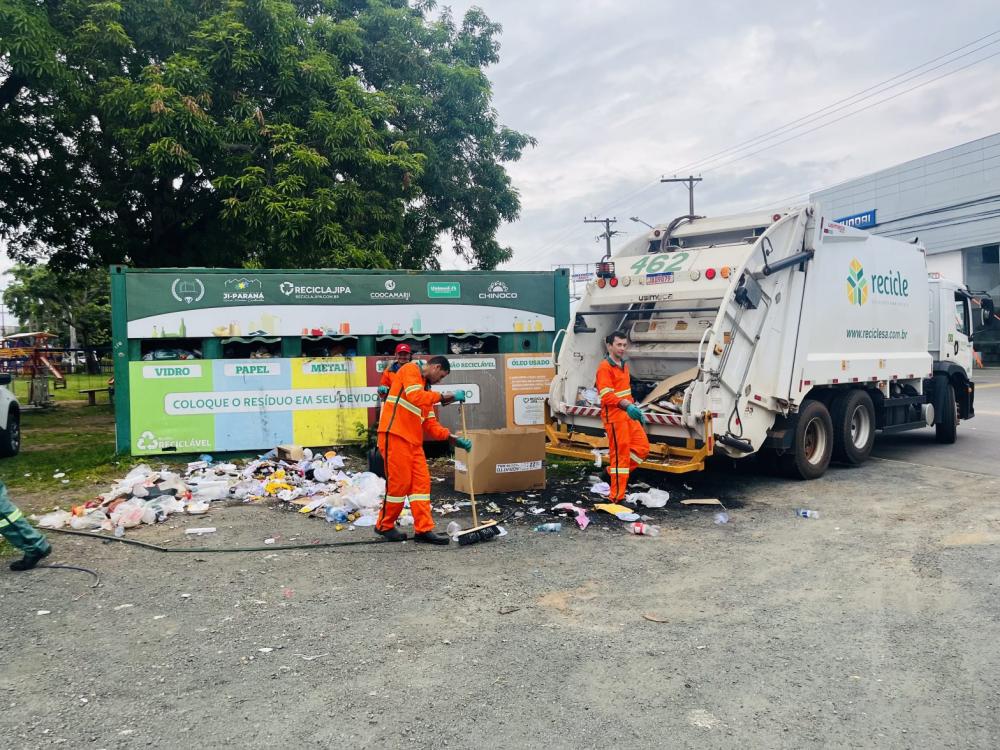 Empresa contratada inicia coleta de lixo em Ji-Paraná; Confira!