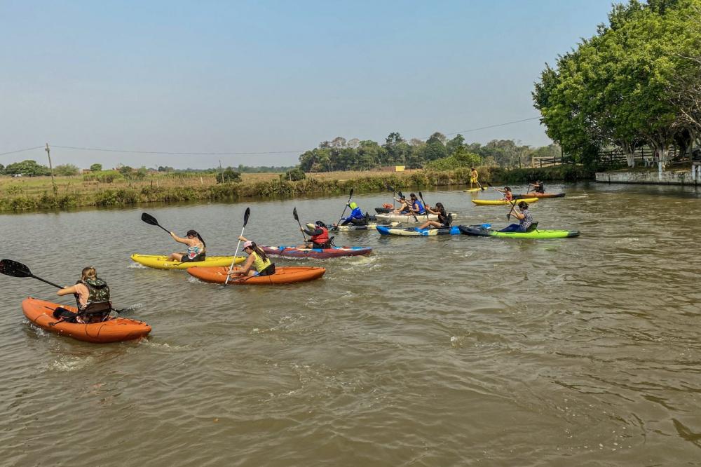 1º Passeio dos Caiaqueiros no Rio Machado em Ji-Paraná! Confira;