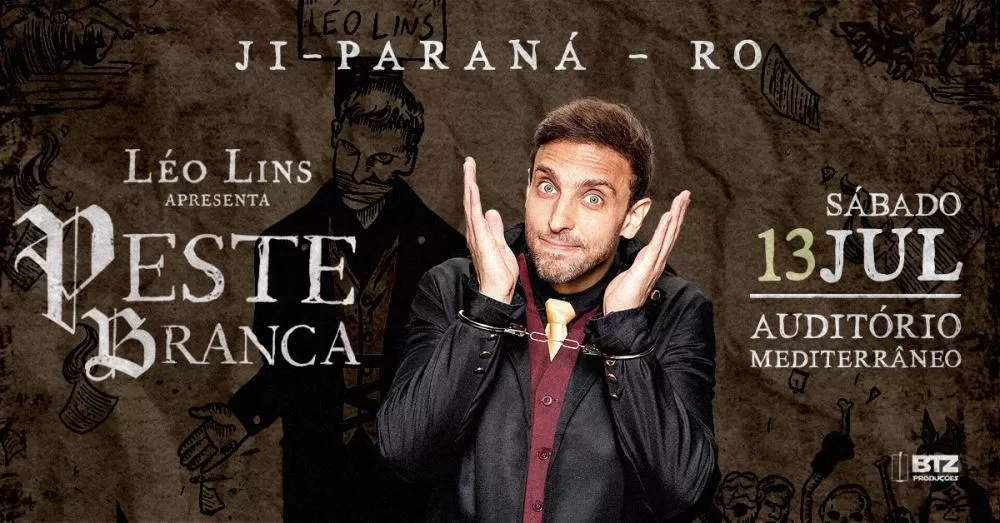 Léo Lins apresenta novo show de stand up em Ji-Paraná; Ingressos à venda