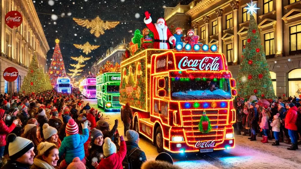 Caravana de Natal da Coca-Cola chega a Ji-Paraná pela primeira vez
