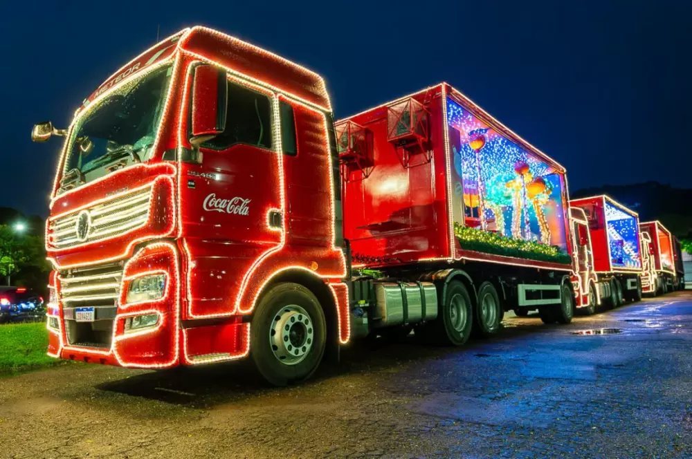 É hoje! Veja as ruas e o trajeto completo da caravana de natal da Coca-Cola em Ji-Paraná!