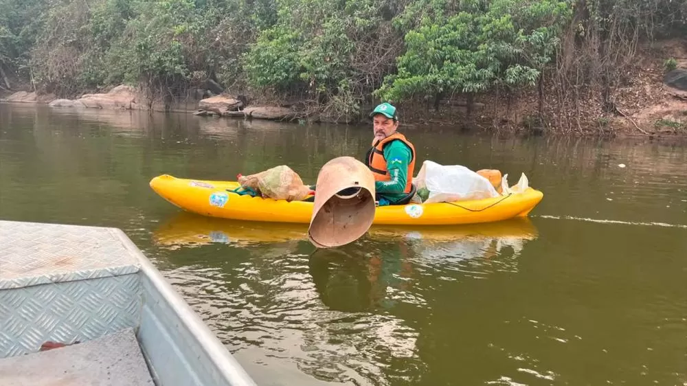 Ji-Paraná une forças em mutirão de limpeza dos rios Machado e Urupá