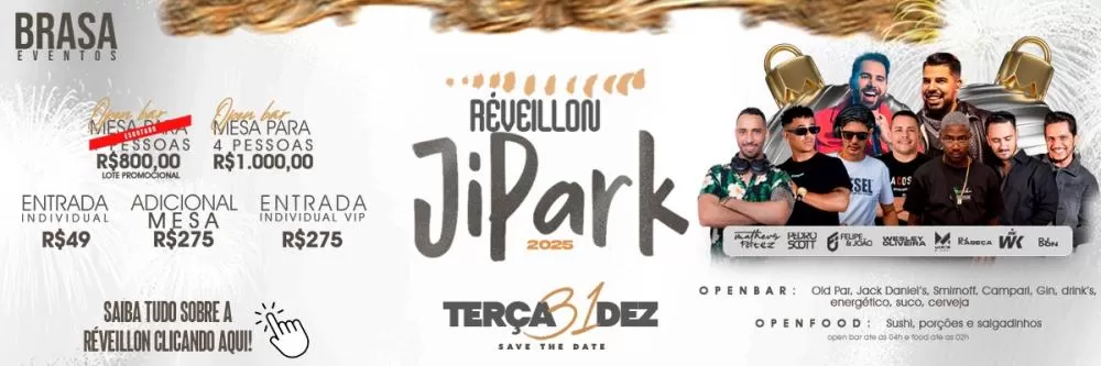 Réveillon JiPark 2025: Saiba tudo sobre o melhor Réveillon de Ji-Paraná