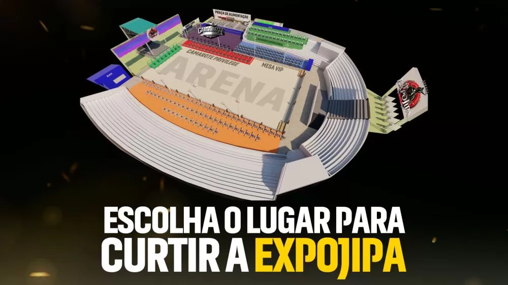 EXPOJIPA 2025: Conheça todos os espaços disponíveis e valores para curtir a maior festa agropecuária da região