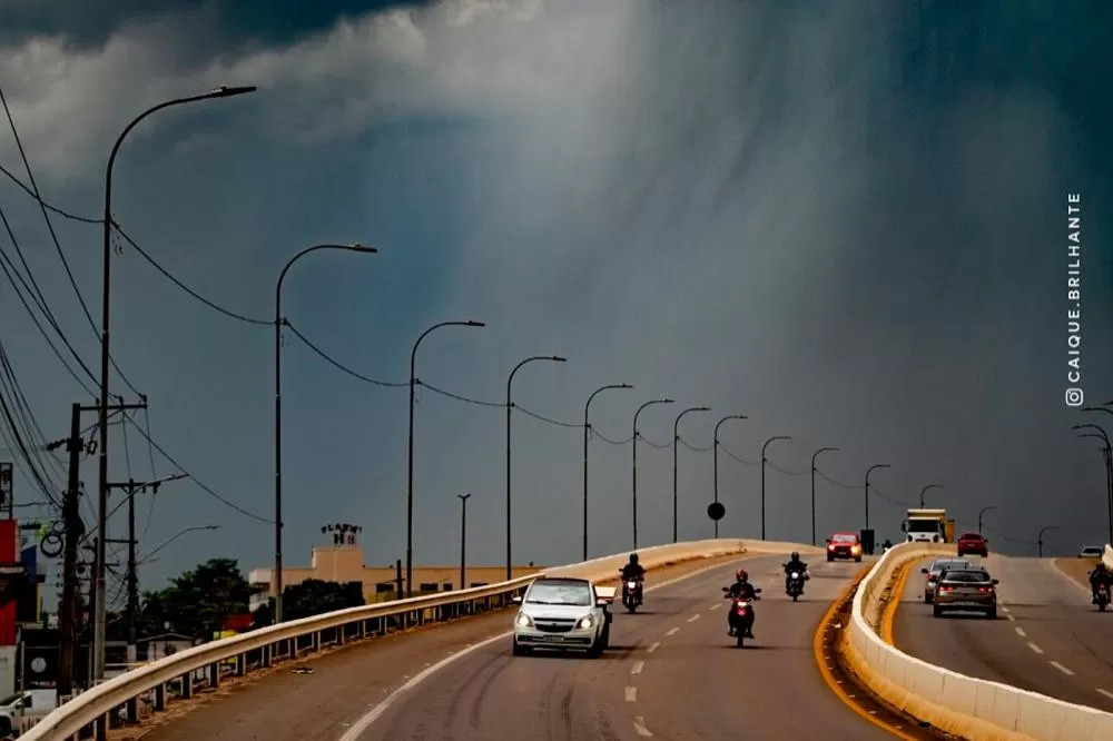 Alerta de chuvas intensas e ventos fortes em Ji-Paraná nesta quinta-feira